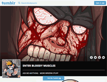Tablet Screenshot of bloodymuscles.com